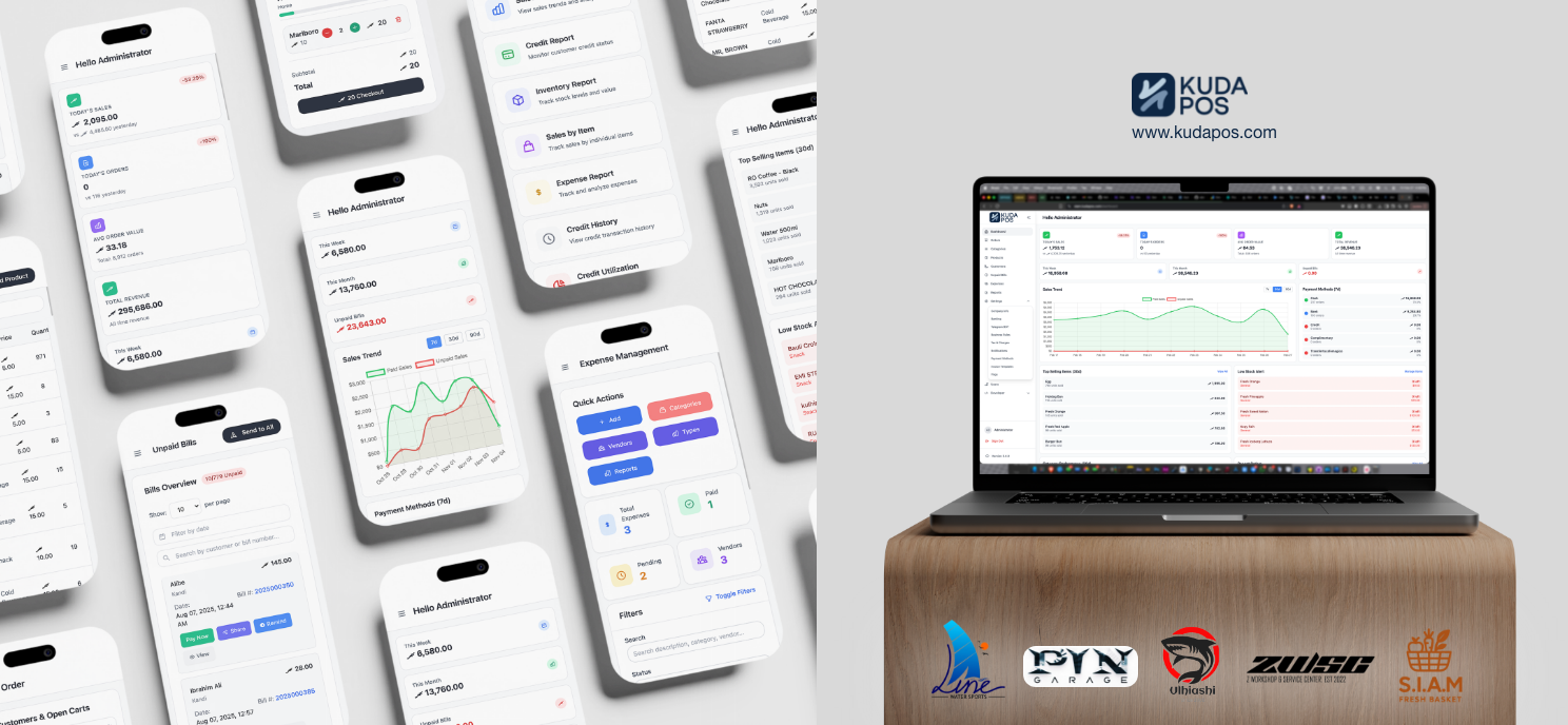 Kuda POS interface